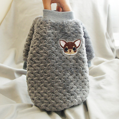 Puha gyapjú kisállat kutyaruha kis közepes kutyáknak macskáknak meleg téli kutyakabát dzseki kiskutya macska ruházat kutyáknak jelmez Chihuahua