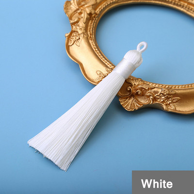 2/5/10GAB 8cm poliestera zīda pušķis vertikāls pušķu dekorēšana amatniecība, DIY rotaslietas mājas dekorēšana šūšanas aizkaru aksesuāri