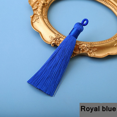 2/5/10GAB 8cm poliestera zīda pušķis vertikāls pušķu dekorēšana amatniecība, DIY rotaslietas mājas dekorēšana šūšanas aizkaru aksesuāri