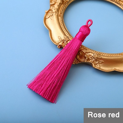 2/5/10GAB 8cm poliestera zīda pušķis vertikāls pušķu dekorēšana amatniecība, DIY rotaslietas mājas dekorēšana šūšanas aizkaru aksesuāri