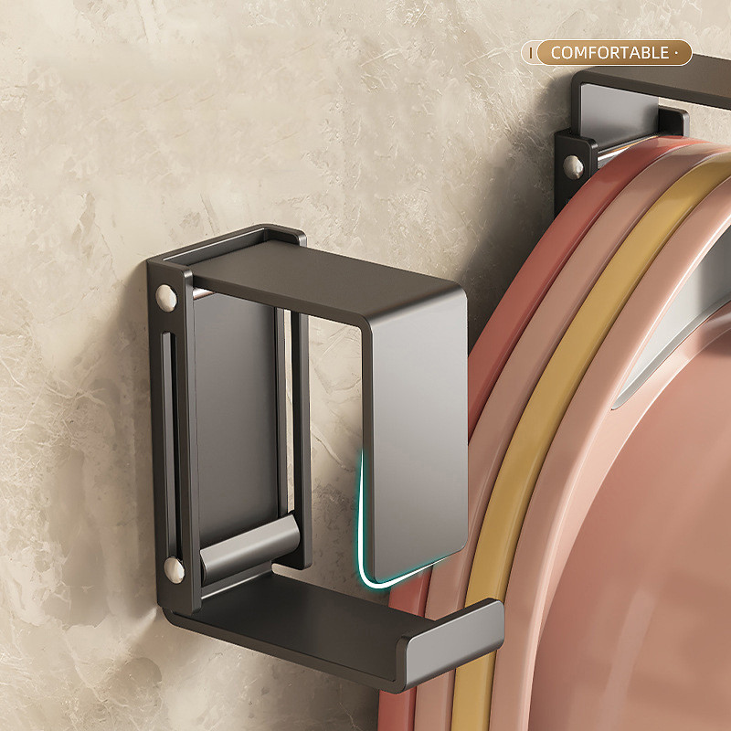 Pie sienas stiprināms vannas izlietnes turētājs āķi Regulējams izlietnes glabāšanas turētājs virtuves vannas istabas izlietnes organizatora plaukti