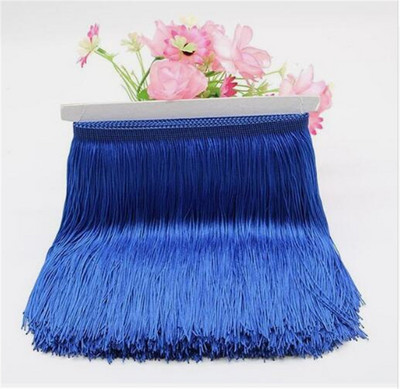 1 μέτρο 20cm Long Fringe Lace Φούντα Πολυεστερική Δαντέλα Διακοσμητική Κορδέλα Λατινική φούστα χορού κρόσσια κουρτίνα για ράψιμο HG02