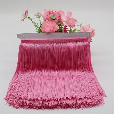 1 μέτρο 20cm Long Fringe Lace Φούντα Πολυεστερική Δαντέλα Διακοσμητική Κορδέλα Λατινική φούστα χορού κρόσσια κουρτίνα για ράψιμο HG02