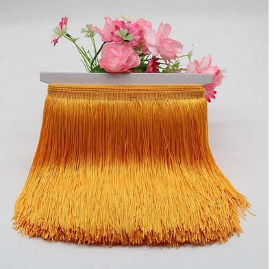 30 cm lungime franjuri dantelă ciucuri poliester dantelă trim panglică dans latino fustă perdea franjuri pentru cusut bricolaj accesorii SAD01