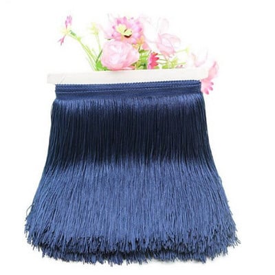 30 cm lungime franjuri dantelă ciucuri poliester dantelă trim panglică dans latino fustă perdea franjuri pentru cusut bricolaj accesorii SAD01