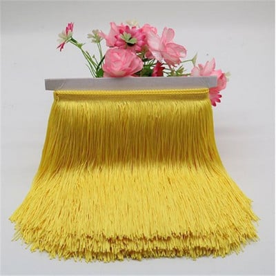 30 cm lungime franjuri dantelă ciucuri poliester dantelă trim panglică dans latino fustă perdea franjuri pentru cusut bricolaj accesorii SAD01