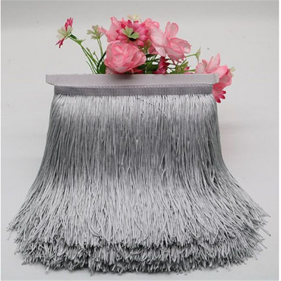 30 cm lungime franjuri dantelă ciucuri poliester dantelă trim panglică dans latino fustă perdea franjuri pentru cusut bricolaj accesorii SAD01