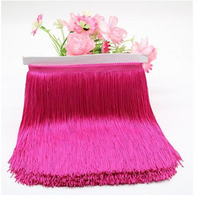 30 cm lungime franjuri dantelă ciucuri poliester dantelă trim panglică dans latino fustă perdea franjuri pentru cusut bricolaj accesorii SAD01