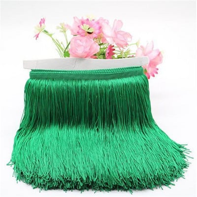 30 cm lungime franjuri dantelă ciucuri poliester dantelă trim panglică dans latino fustă perdea franjuri pentru cusut bricolaj accesorii SAD01