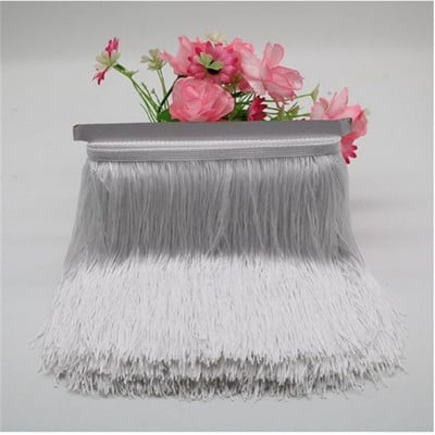 30 cm lungime franjuri dantelă ciucuri poliester dantelă trim panglică dans latino fustă perdea franjuri pentru cusut bricolaj accesorii SAD01
