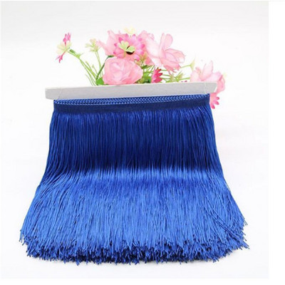 30 cm lungime franjuri dantelă ciucuri poliester dantelă trim panglică dans latino fustă perdea franjuri pentru cusut bricolaj accesorii SAD01