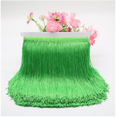 30 cm lungime franjuri dantelă ciucuri poliester dantelă trim panglică dans latino fustă perdea franjuri pentru cusut bricolaj accesorii SAD01