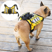 Σακίδιο πλάτης Tactical Dog Harness Nylon γιλέκο εκπαίδευσης κατοικίδιων με Self Carry σακίδιο για σκύλους για μικρά μεσαία μεγάλα σκυλιά
