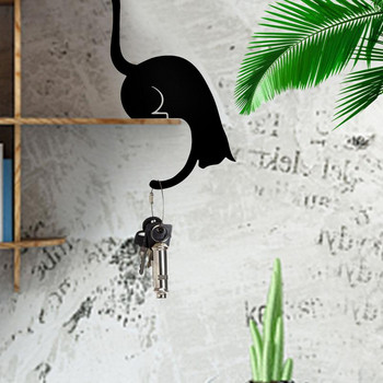 Поставка за декорация на стая за окачване на ключове и т.н. Стенен ключодържател Гъвкава и практична закачалка за ключове за дома