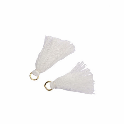 100 db Színes Mini Bojt Rojtos Medál Barkácsolás Party Akasztó Gyűrű Zsinórok Bojt Dísz Ruha Függöny Ékszer Dekor Bojt Csipke