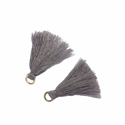 100 db Színes Mini Bojt Rojtos Medál Barkácsolás Party Akasztó Gyűrű Zsinórok Bojt Dísz Ruha Függöny Ékszer Dekor Bojt Csipke