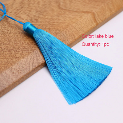 1 db 12 cm-es selyem bojt akasztókötéllel Varró Bang Bojt Díszkulcs Bojtok Függesztett Otthoni Dekorációhoz Barkácsolás