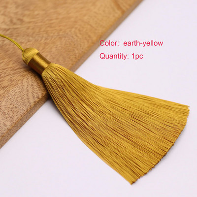 1 db 12 cm-es selyem bojt akasztókötéllel Varró Bang Bojt Díszkulcs Bojtok Függesztett Otthoni Dekorációhoz Barkácsolás