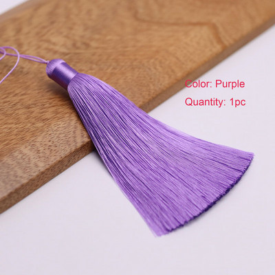 1 db 12 cm-es selyem bojt akasztókötéllel Varró Bang Bojt Díszkulcs Bojtok Függesztett Otthoni Dekorációhoz Barkácsolás