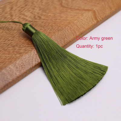 1 db 12 cm-es selyem bojt akasztókötéllel Varró Bang Bojt Díszkulcs Bojtok Függesztett Otthoni Dekorációhoz Barkácsolás