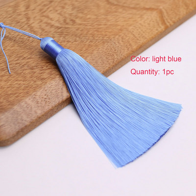 1 db 12 cm-es selyem bojt akasztókötéllel Varró Bang Bojt Díszkulcs Bojtok Függesztett Otthoni Dekorációhoz Barkácsolás