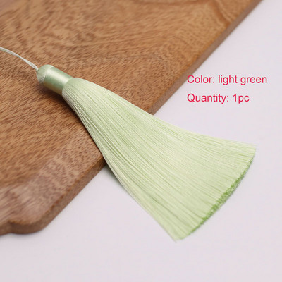 1 db 12 cm-es selyem bojt akasztókötéllel Varró Bang Bojt Díszkulcs Bojtok Függesztett Otthoni Dekorációhoz Barkácsolás