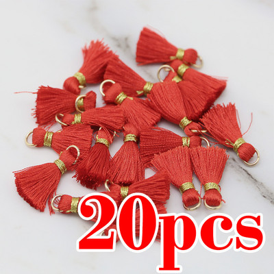 20gab poliestera apdare zelta cepure bārkstis pušķis šūšanai aizkari Aksesuāri čalot DIY rotaslietas atslēgu piekariņš Mobilā telefona siksniņas Kulons