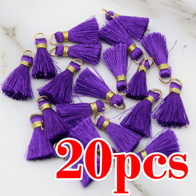 20gab poliestera apdare zelta cepure bārkstis pušķis šūšanai aizkari Aksesuāri čalot DIY rotaslietas atslēgu piekariņš Mobilā telefona siksniņas Kulons