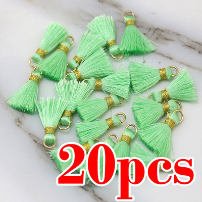 20gab poliestera apdare zelta cepure bārkstis pušķis šūšanai aizkari Aksesuāri čalot DIY rotaslietas atslēgu piekariņš Mobilā telefona siksniņas Kulons