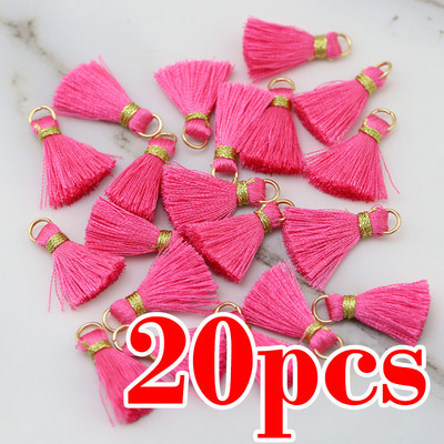 20gab poliestera apdare zelta cepure bārkstis pušķis šūšanai aizkari Aksesuāri čalot DIY rotaslietas atslēgu piekariņš Mobilā telefona siksniņas Kulons