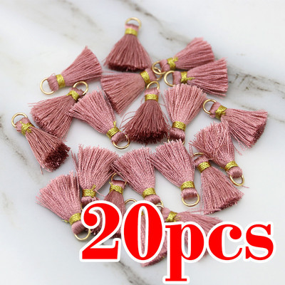 20gab poliestera apdare zelta cepure bārkstis pušķis šūšanai aizkari Aksesuāri čalot DIY rotaslietas atslēgu piekariņš Mobilā telefona siksniņas Kulons