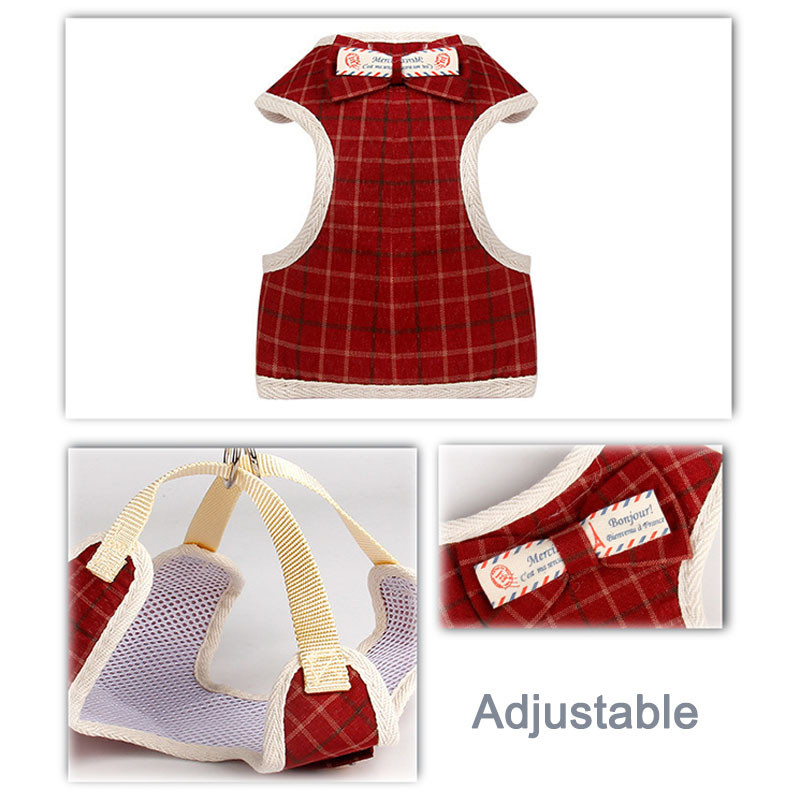 Légáteresztő kölyökhám mellény ruhák Kutya hám póráz szett cica mellkasi pánt Francia bulldog chihuahua szabadtéri sétapóló