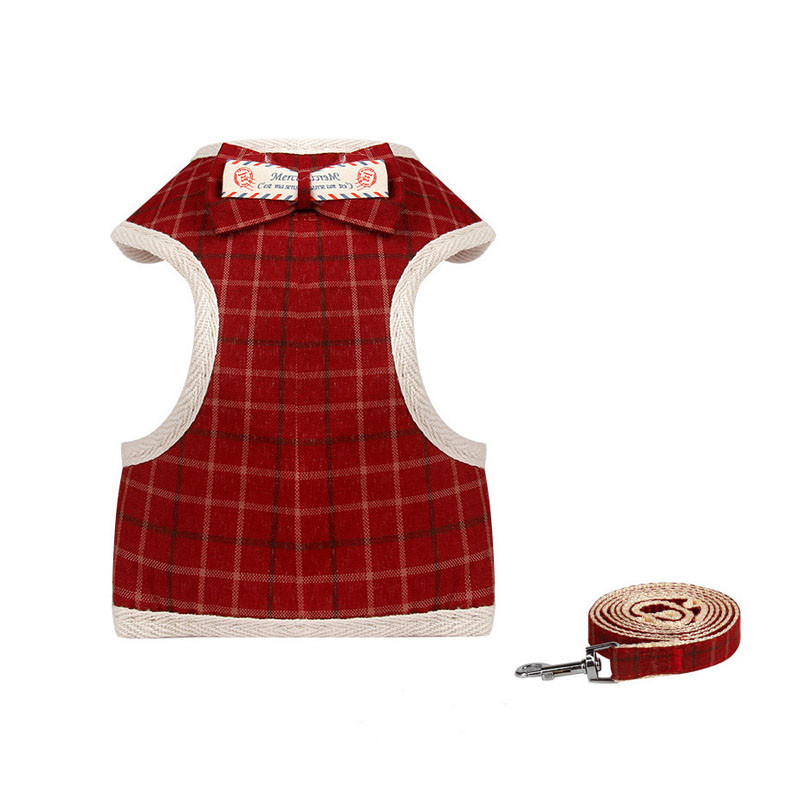 Légáteresztő kölyökhám mellény ruhák Kutya hám póráz szett cica mellkasi pánt Francia bulldog chihuahua szabadtéri sétapóló
