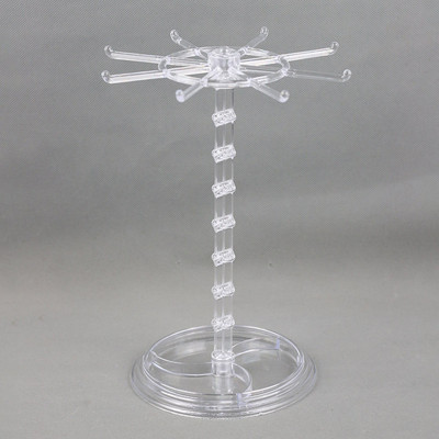 Raktų pakabukas, pakabukai, vitrinos, laikymo lentynėlė, pasukama kabykla Plaukų žiedo virvė darbalaukio apdailos laikiklis auskarų laikrodžiui