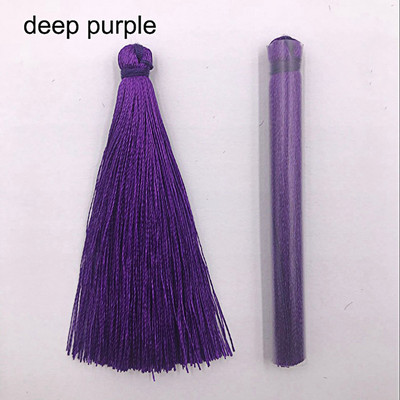 5db/tétel 65mm-es burkolat Bojt Selyem Bojt Rojtok Varrás Bang Bojt Dísz Kézzel Készített Függöny Bojt Barkács kézműves ékszerkészítéshez