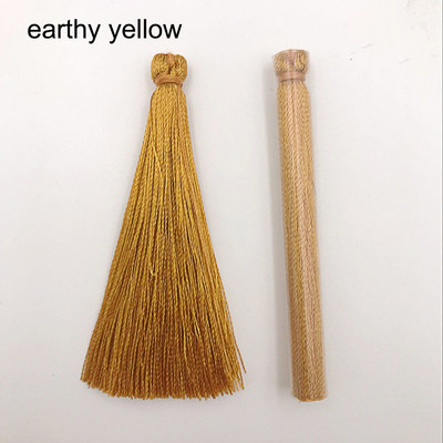 5db/tétel 65mm-es burkolat Bojt Selyem Bojt Rojtok Varrás Bang Bojt Dísz Kézzel Készített Függöny Bojt Barkács kézműves ékszerkészítéshez