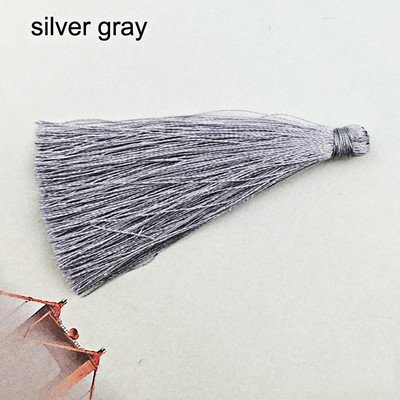 5db/tétel 65mm-es burkolat Bojt Selyem Bojt Rojtok Varrás Bang Bojt Dísz Kézzel Készített Függöny Bojt Barkács kézműves ékszerkészítéshez