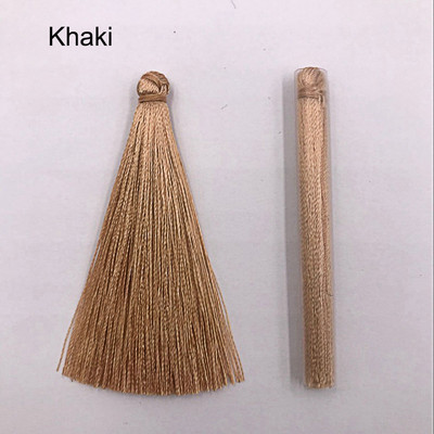 5db/tétel 65mm-es burkolat Bojt Selyem Bojt Rojtok Varrás Bang Bojt Dísz Kézzel Készített Függöny Bojt Barkács kézműves ékszerkészítéshez