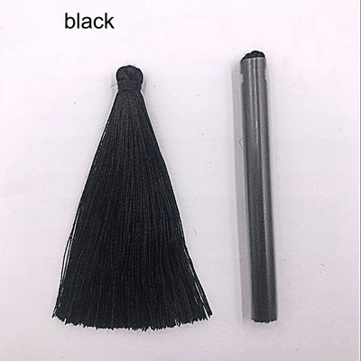 5db/tétel 65mm-es burkolat Bojt Selyem Bojt Rojtok Varrás Bang Bojt Dísz Kézzel Készített Függöny Bojt Barkács kézműves ékszerkészítéshez