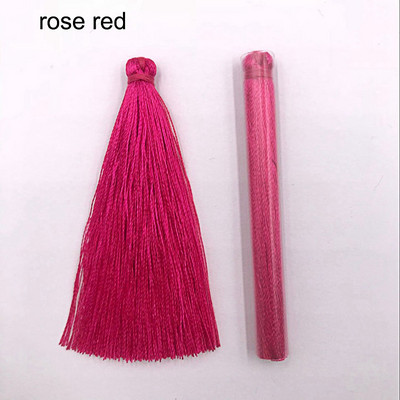 5db/tétel 65mm-es burkolat Bojt Selyem Bojt Rojtok Varrás Bang Bojt Dísz Kézzel Készített Függöny Bojt Barkács kézműves ékszerkészítéshez