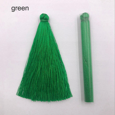 5db/tétel 65mm-es burkolat Bojt Selyem Bojt Rojtok Varrás Bang Bojt Dísz Kézzel Készített Függöny Bojt Barkács kézműves ékszerkészítéshez