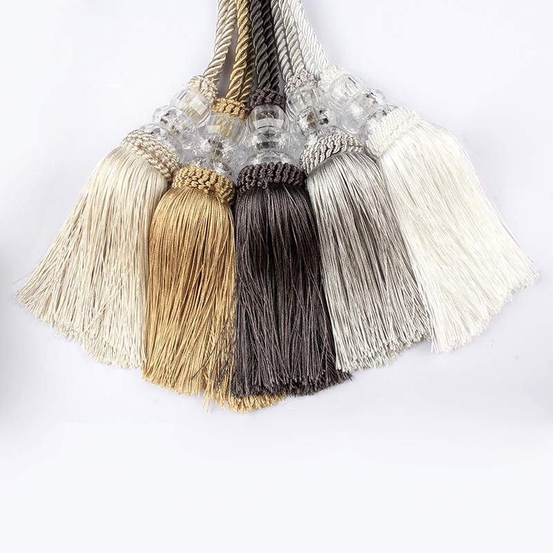 1 τμχ Κρεμαστό μπαλάκι με φούντα κουρτίνα δέσιμο Απλές μεγάλες φούντες Κρεμαστό μενταγιόν Διακόσμηση σπιτιού Κουρτίνα μονόσφαιρα Αξεσουάρ δωματίου