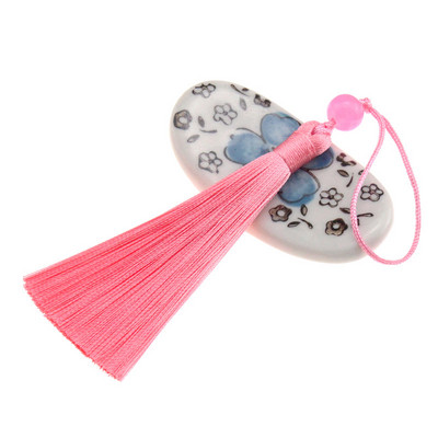 5 vnt. 7 cm su karoliukais Kutų siuvimas Užuolaidos Priedai „Pasidaryk pats“ raktų pakabukas Mobiliojo telefono dirželiai pakabukas Kraštas amatams Papuošalų gamyba