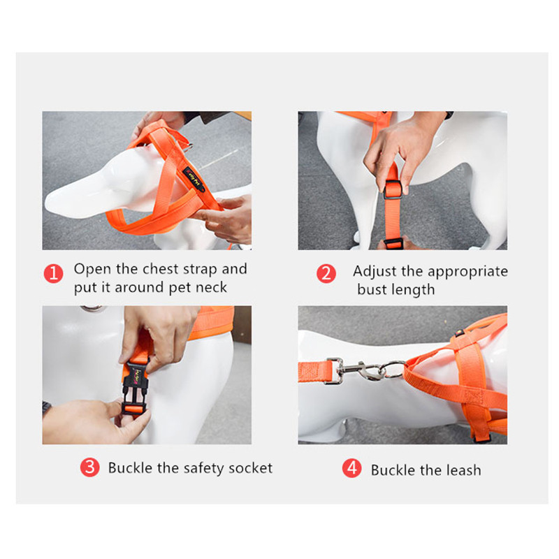 Állítható, légáteresztő mellény Nylon nyakörvek lánc kiskutya macska kisállat kutya hám póráz ólom készlet kutya mellkas pántok kiegészítők