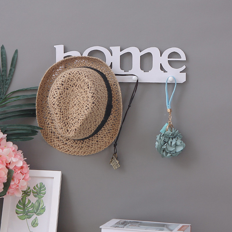 Suport chei Raft pentru poștă Raft de intrare Cârlige de montare pe perete Organizator de sortare de chei pentru scrisori Cârlig de intrare Umerașe de perete cu 4 cârlige