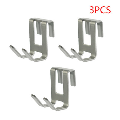 Kuke za vrata u obliku slova H Prostor, aluminijska vješalica bez rupa za staklo Držači za ključeve za tuširanje Stalak za ručnike Kuhinja Polica za kupaonicu Kućni organizatori