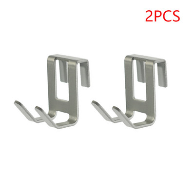 Kuke za vrata u obliku slova H Prostor, aluminijska vješalica bez rupa za staklo Držači za ključeve za tuširanje Stalak za ručnike Kuhinja Polica za kupaonicu Kućni organizatori