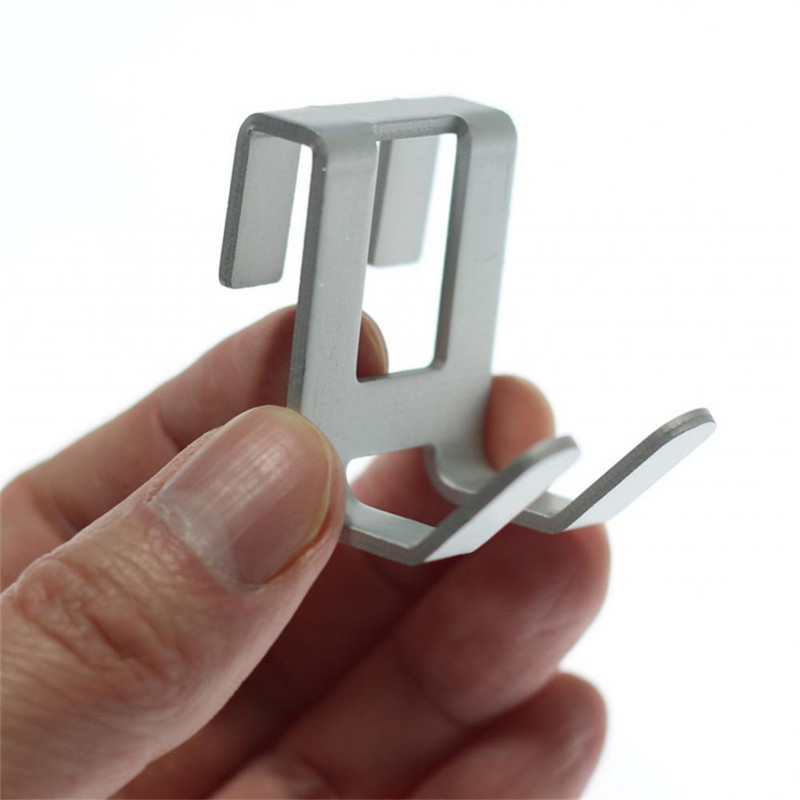 Kuke za vrata u obliku slova H Prostor, aluminijska vješalica bez rupa za staklo Držači za ključeve za tuširanje Stalak za ručnike Kuhinja Polica za kupaonicu Kućni organizatori