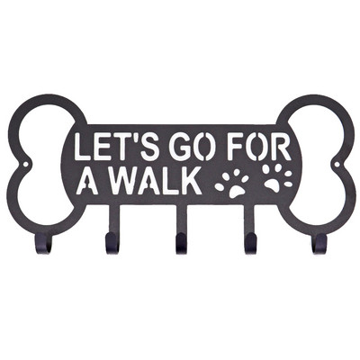 4/5/7 Hooks Μεταλλικά λουριά για σκύλους κατοικίδιων ζώων Κρεμάστρα με λουρί για σκύλους Γάντζος λουρί για σκύλους Βάση για ράφι τοίχου με δωρεάν τσέπες για κλειδιά για νύχια Αξεσουάρ για κατοικίδια