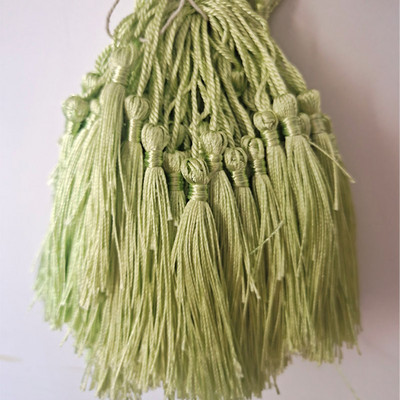 Χρώμα 13 εκ. Πολυεστερικές μεταξωτές φούντες για χειροτεχνίες Κρεμάστε σχοινί Περιθώριο σελιδοδείκτη Φούντες Μπρελόκ Κοσμήματα Κατασκευή DIY Διακόσμηση Φούντα